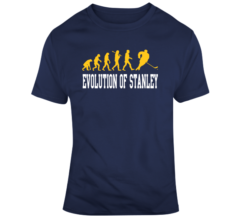 St, Louis Evolution Of Stanley Champions Hockey T Shirt