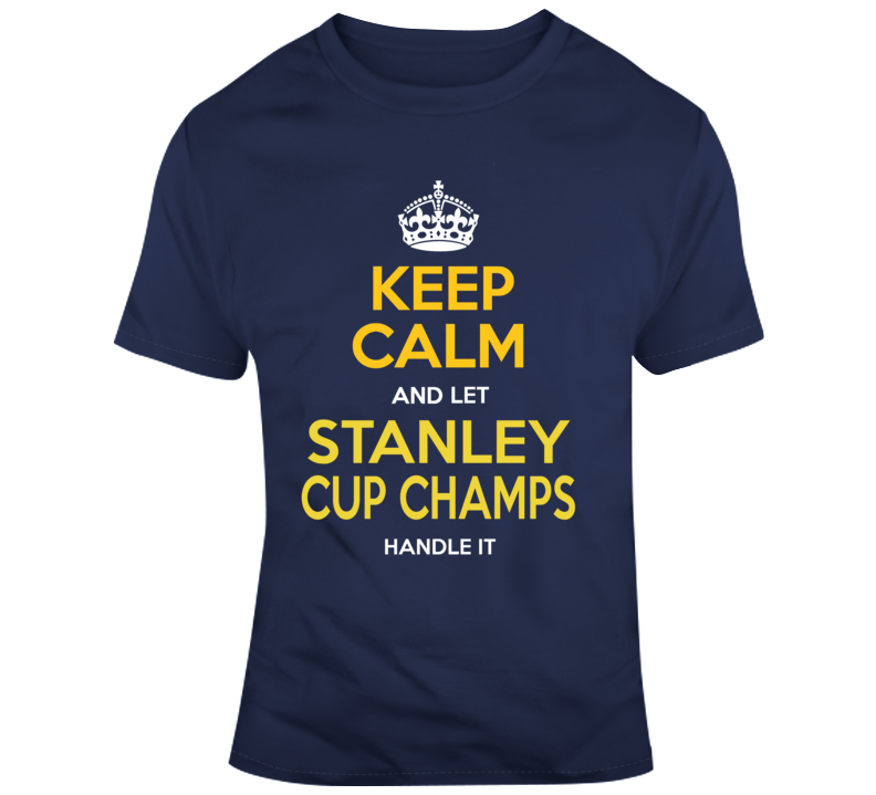 Keep Calm St Louis Stanley Champs Hockey T Shirt