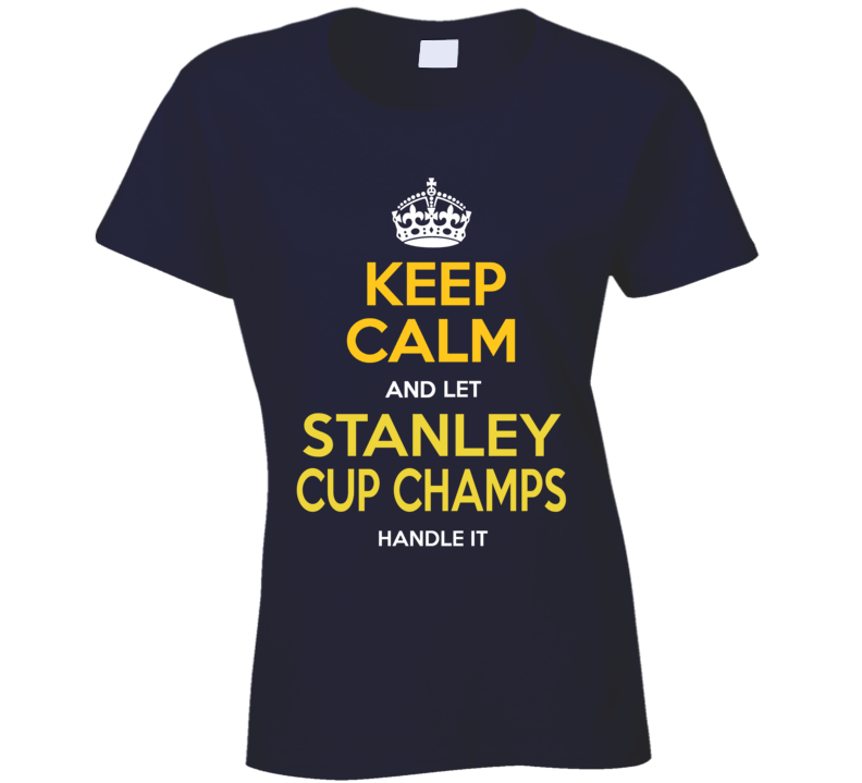Keep Calm St Louis Stanley Champs Hockey T Shirt