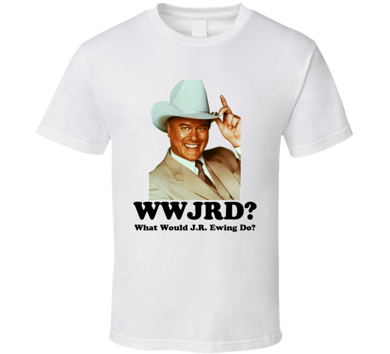 WWJD JR Ewing Dallas T Shirt