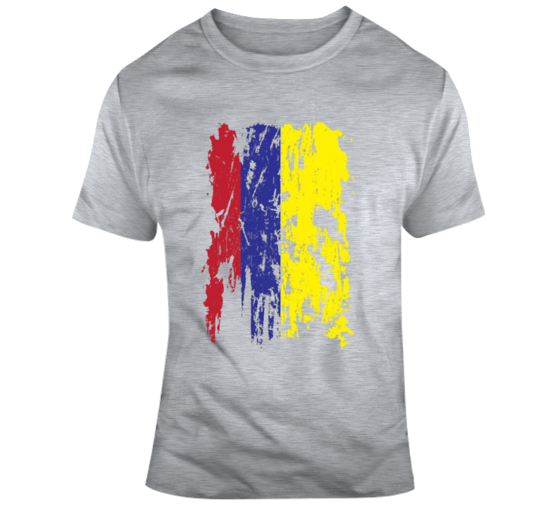 Colombia Distressed Flag Republic De Colombia Patriotic Pride T Shirt