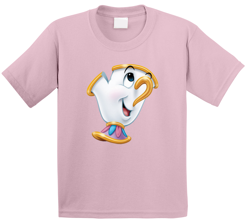 Chip Beauty Beast Tea Cup Kids T Shirt