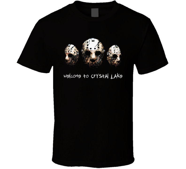 Welcome to Crystal Lake Jason Horror Movie T Shirt