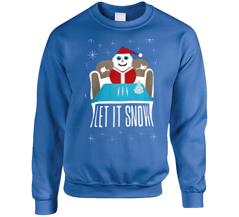 let it snow sweater