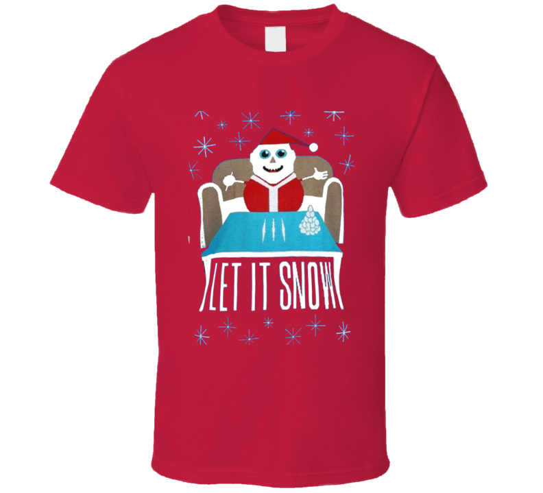 Funny Ugly Cocaine Let It Snow Red Ugly Christmas Crewneck Sweater All Sizes T Shirt