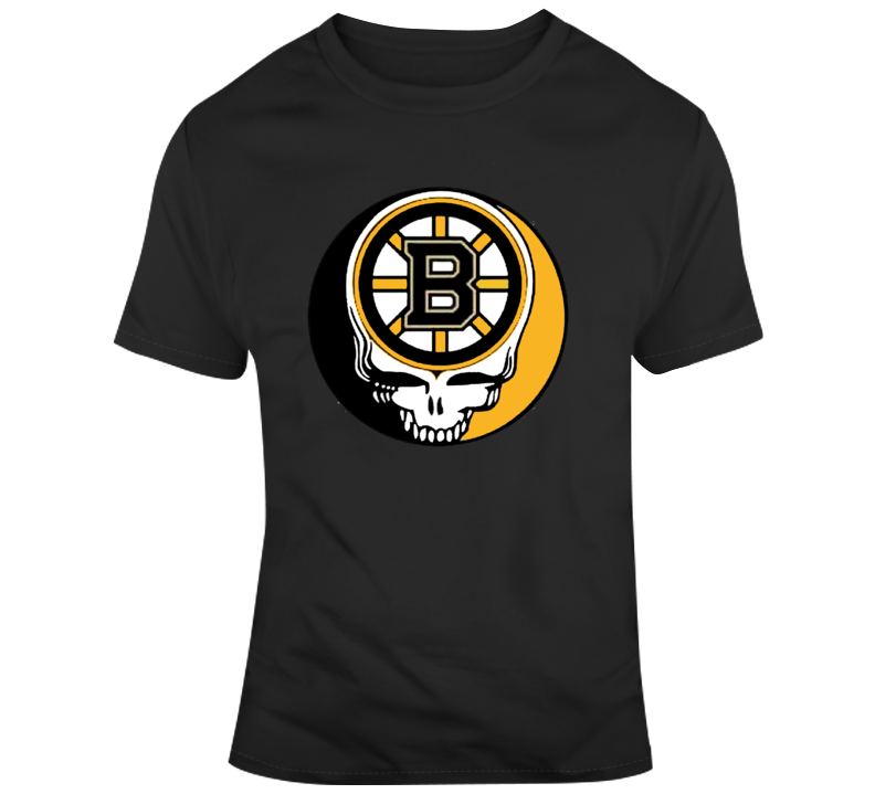 Boston Grateful Cool Dead Hockey T Shirt