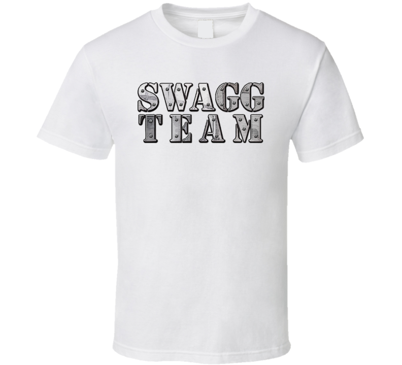 Swagg Team Silver Rap logo T Shirt