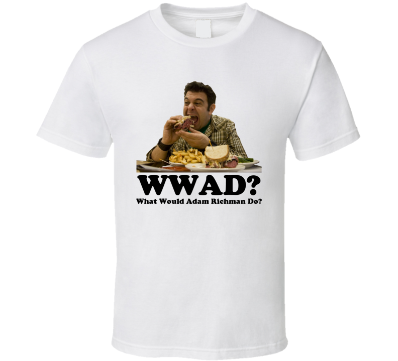 Man vs Food WWJD Tv Show T Shirt
