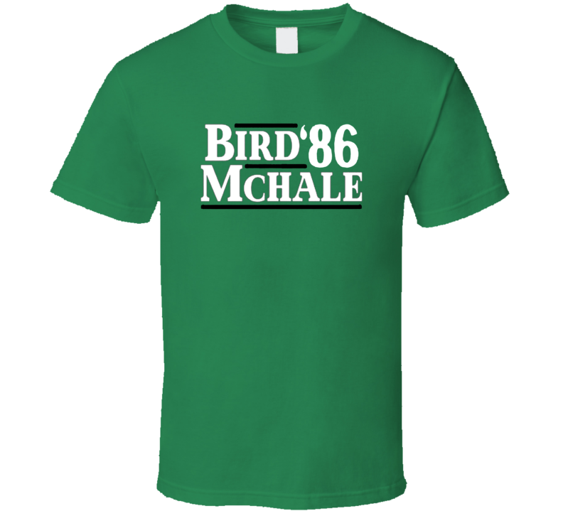 Larry Bird Kevin Mchale 1986 Presidential Boston V2 T Shirt