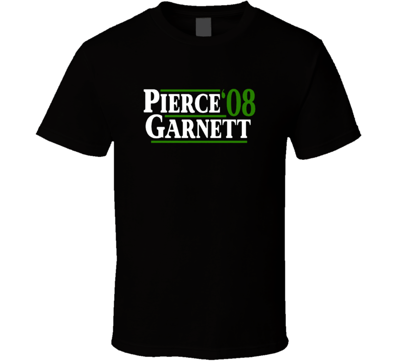Paul Pierce Kevin Garnett 2008 Champs Presidential Boston Basketball T Shirt