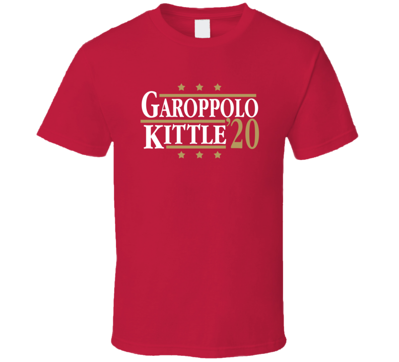 Jimmy Garoppolo George Kittle 2020 Election Style San Francisco Football Fan T Shirt