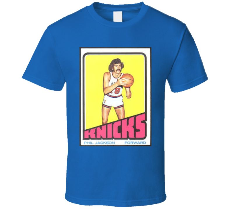 Phil Jackson Retro Vintage Card New York Basketball T Shirt
