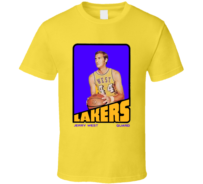 Jerry West Vintage Retro Los Angeles 70's Classic Basketball V2 T Shirt