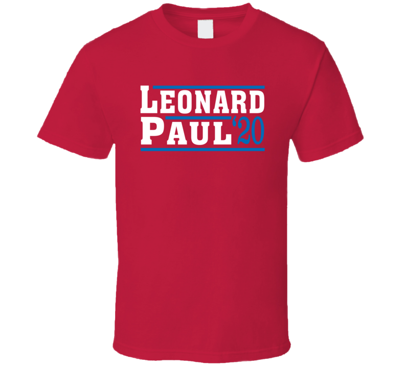 Kawhi Leonard Paul George 2020 Election Style Los Angeles Basketball Sports Fan T Shirt