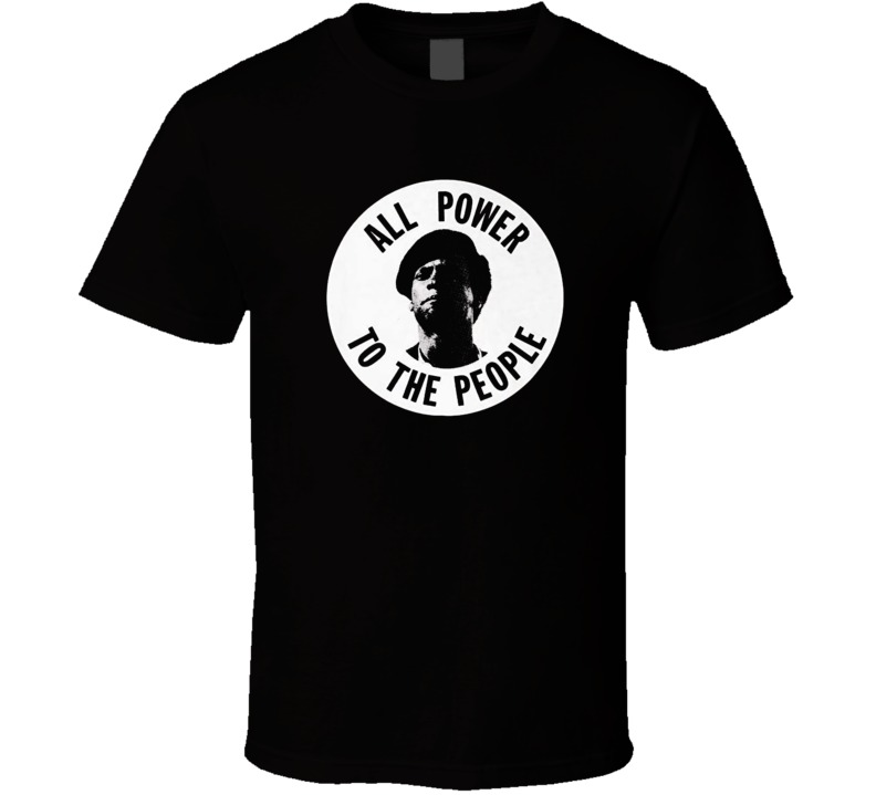 Black Panthers Huey All The Power Black Lives Matter Political T Shirt