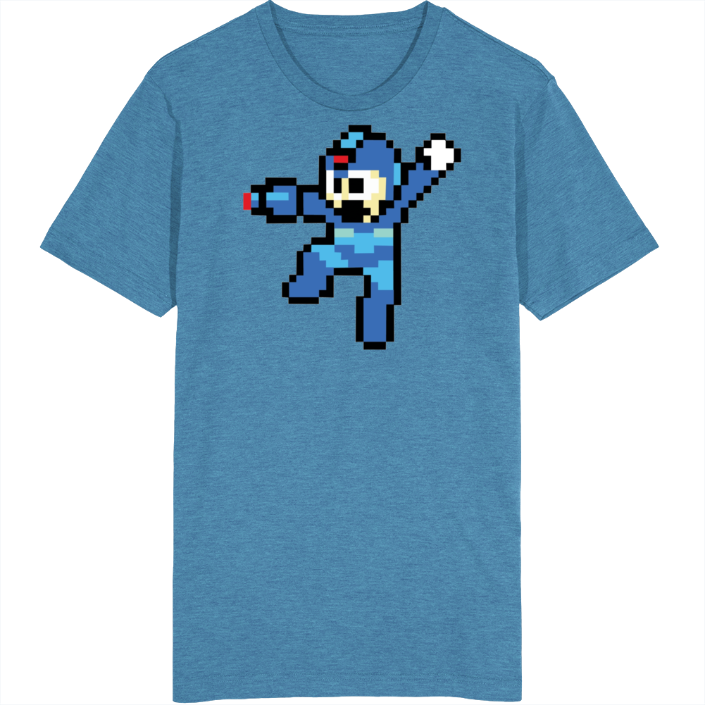 Mega Man 8 Bit Nes Retro Vintage Video Game T Shirt