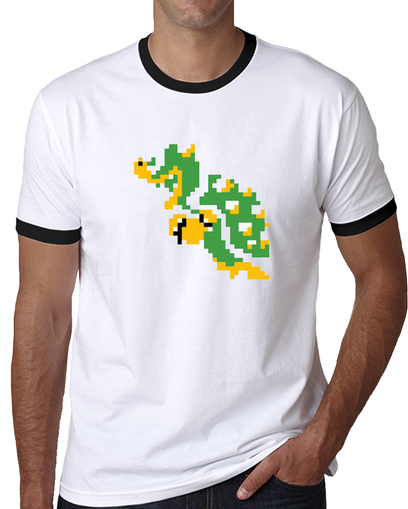 King Koopa 8 Bit Nes Retro Vintage Video Gaming T Shirt