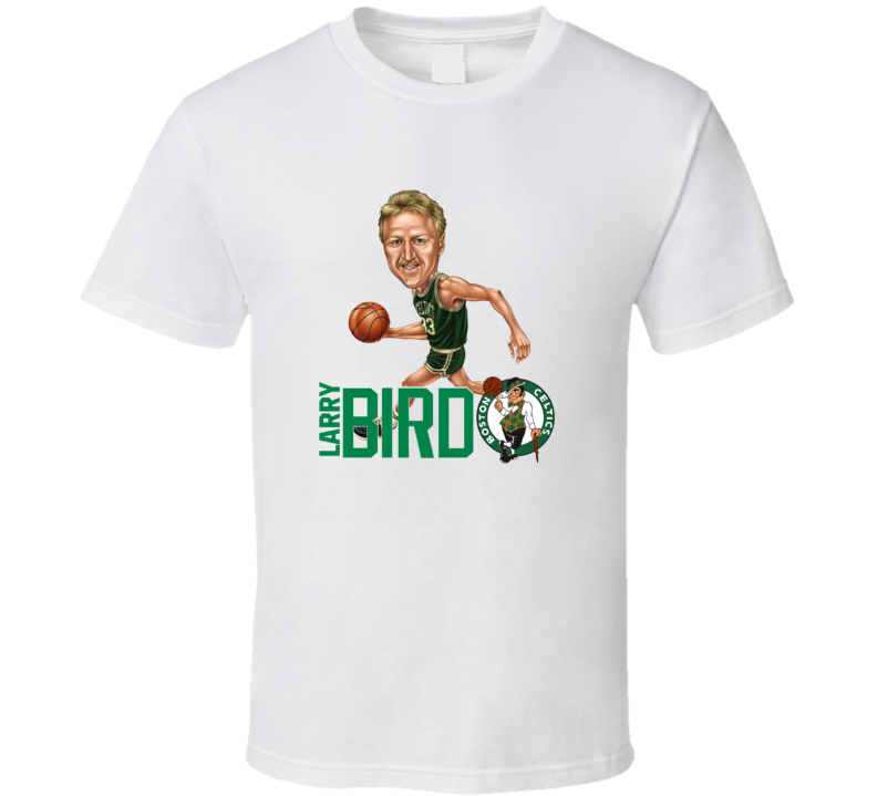 Larry Bird Retro Vintage Caricature Basketball T Shirt