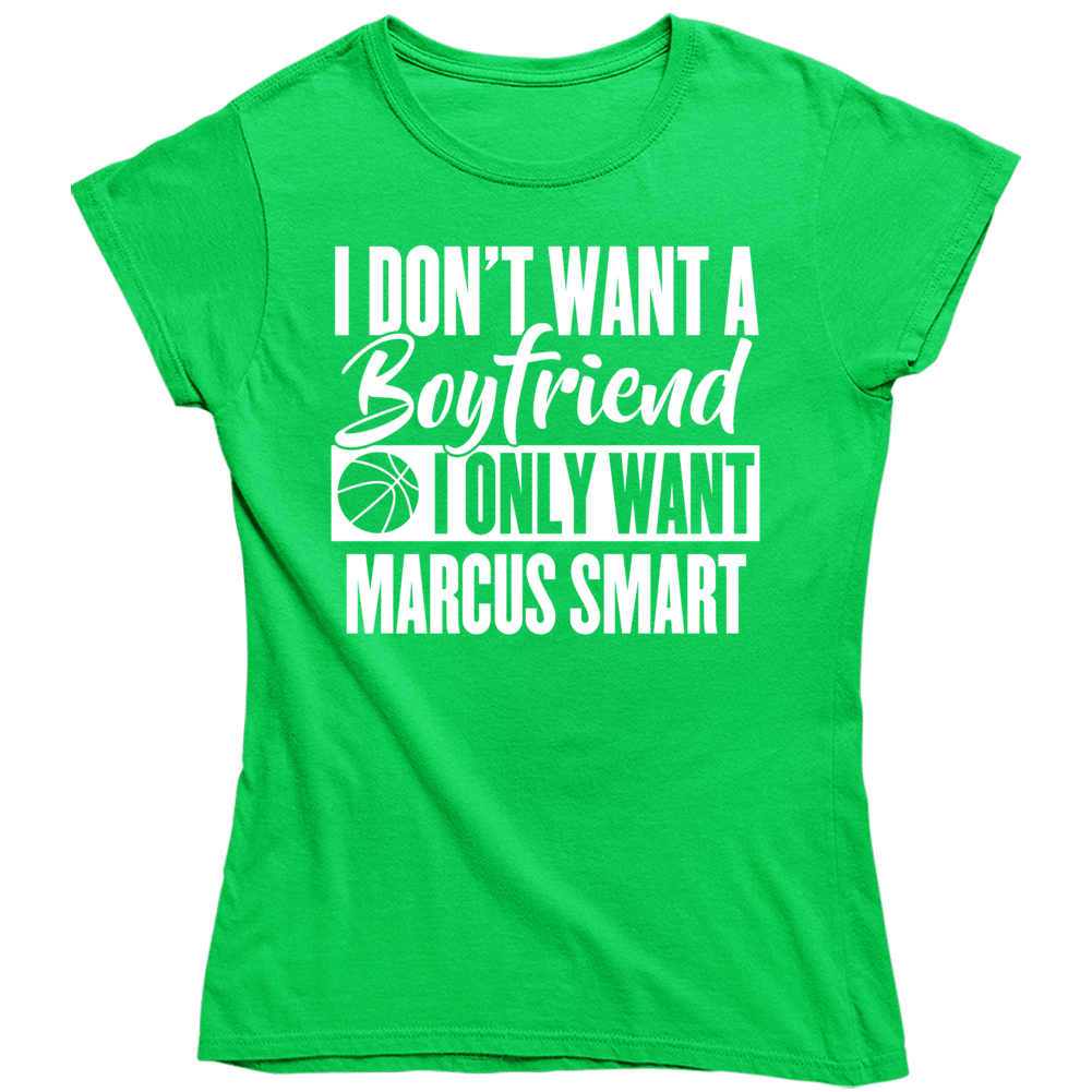 Marcus Smart Ladies Boyfriend Bostob Basketball Fan Ladies T Shirt