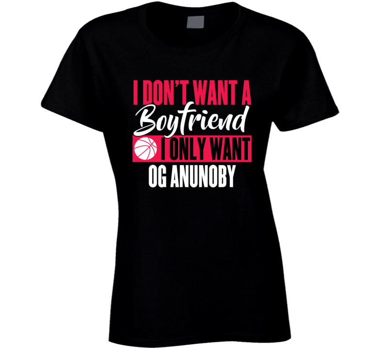 Og Anunoby My Boyfriend Ladies Toronto Basketball Fan Ladies T Shirt