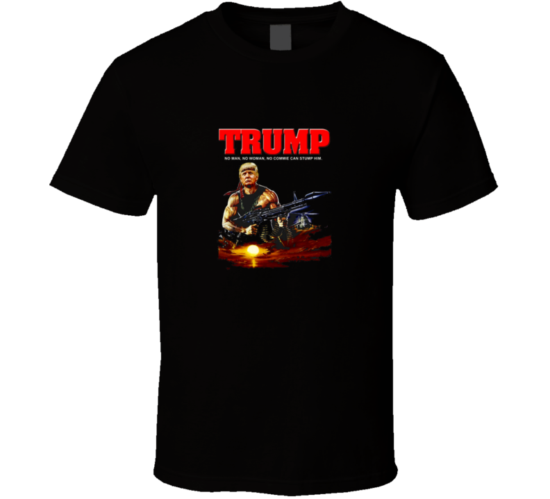 Donald Trump Rambo Presidential Support T Shirt