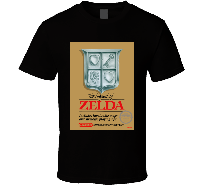 Legend Of Zelda Nes Retro Video Game T Shirt
