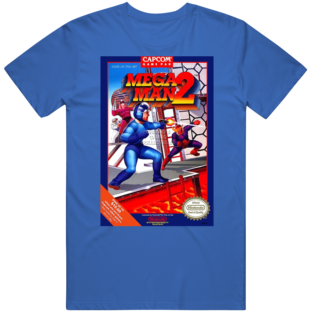 Mega Man 2 Nes Retro Video Game T Shirt