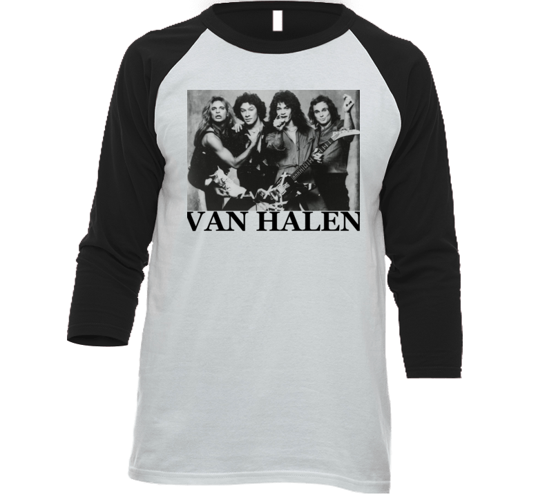Van Rock Band Retro Vintage Raglan Rock N Roll T Shirt