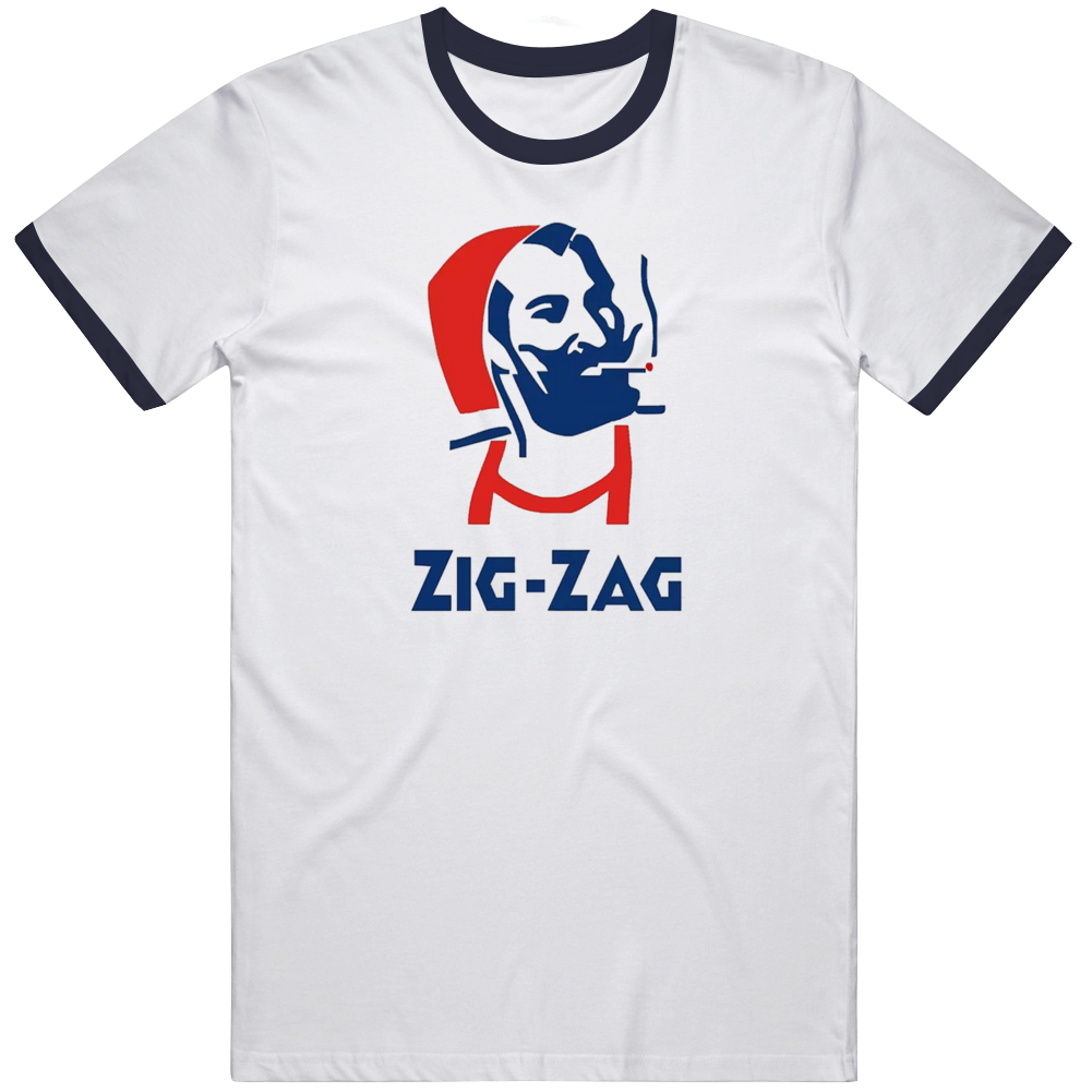 Zig Zag Rolling Papers Tobacco Marijuana T Shirt