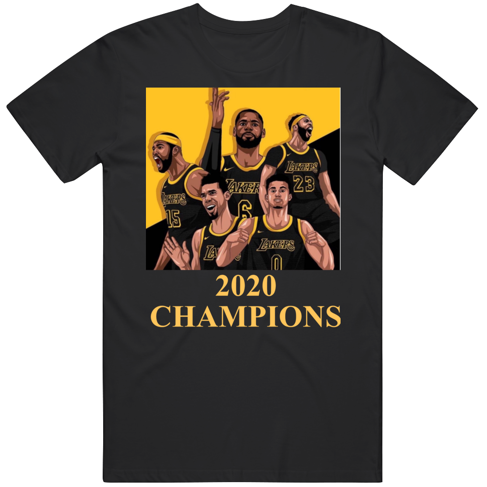 Los Angeles 2020 Champions Basketball T Shirt