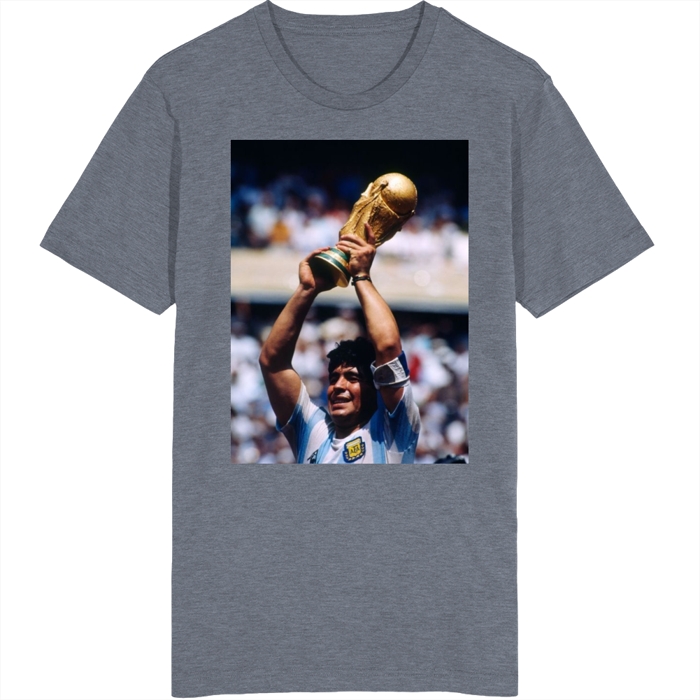 Diego Maradona World Cup Tribute Argentina Fan T Shirt