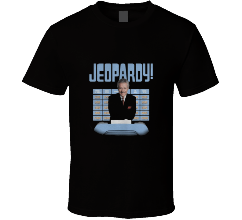 Alex Trebeck Jeopardy Tv Show T Shirt