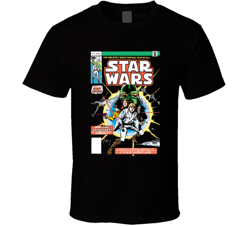 Star Wars Comic 1 Vintage Retro T Shirt