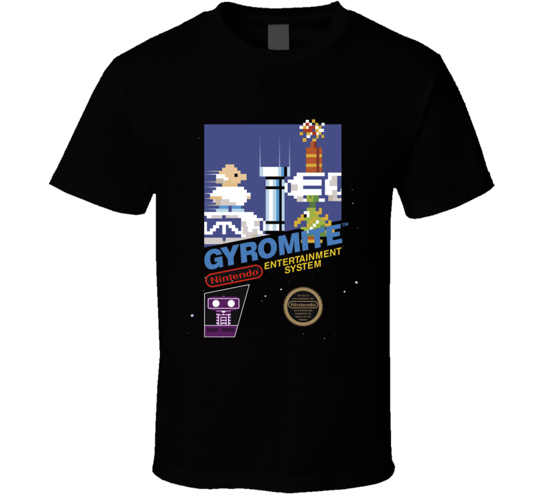 Gyromite Nes Retro Vintage Classic Video Game T Shirt