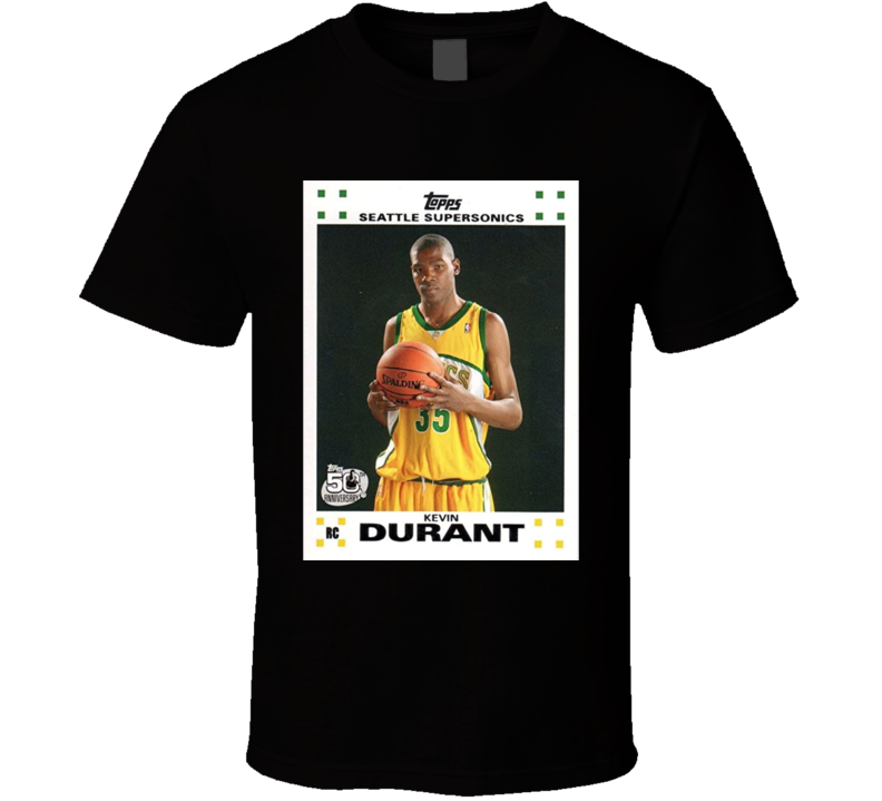 Kevin Durant Rookie Seattle Basketball T Shirt