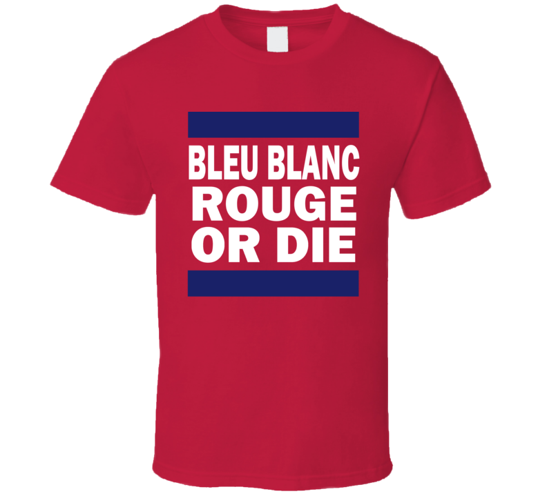 Montreal Bleu Blanc Rouge Hockey Fan T Shirt