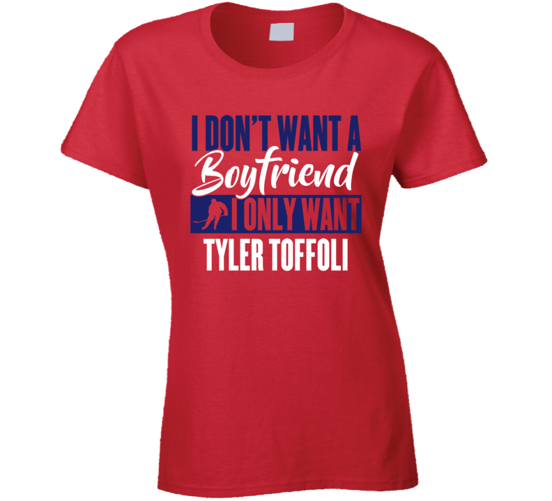 Tyler Toffoli Montreal Boyfriend Ladies Hockey Fan Ladies T Shirt