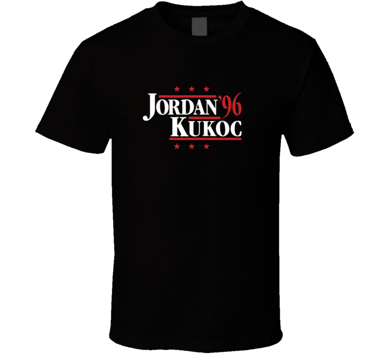 Jordan Kukoc 1996 Retro Chicago Basketball T Shirt