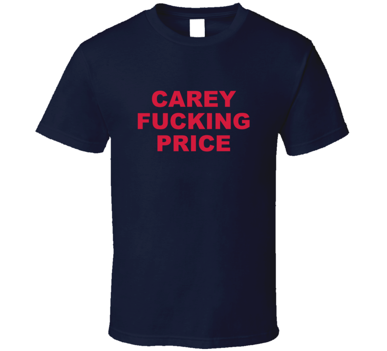 Carey Price Montreal Goalie Offensive Hockey T Shirt