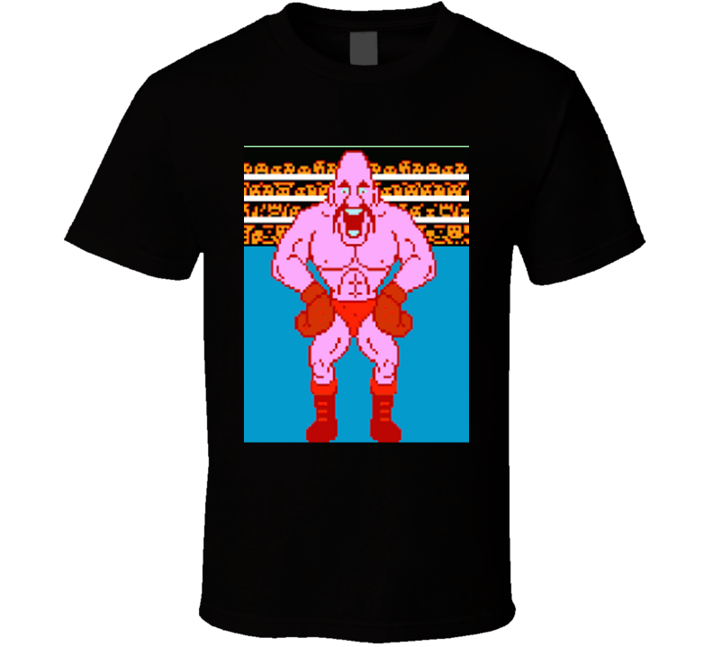 Classic Video Game Mike Tyson's Punchout Soda Popinski T Shirt