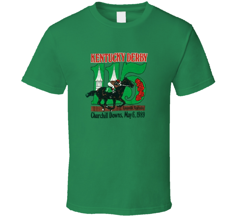 1989 Kentucky Derby  Horse Racing T Shirt