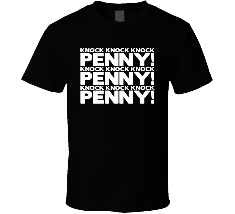 Big Bang Theory Sheldon Penny T Shirt