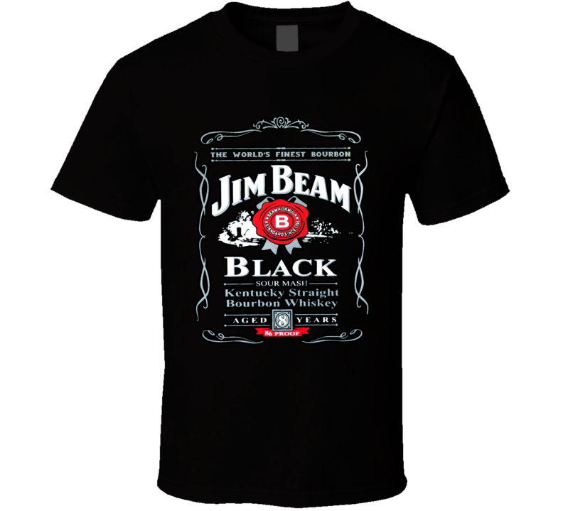Jim Bean Classic Whiskey Zlogo T Shirt