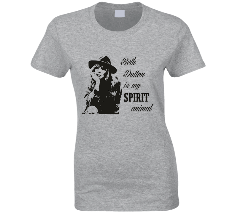 Beth Dutton Yellowstone Spirit Animal Tv Show Ladies T Shirt