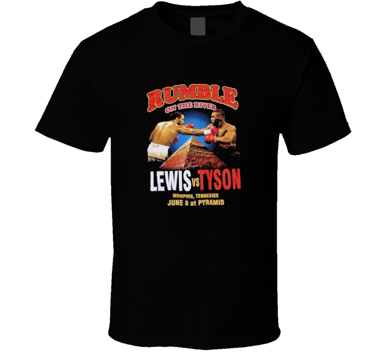 Rumble On The River Lewis Tyson Boxing Fan T Shirt