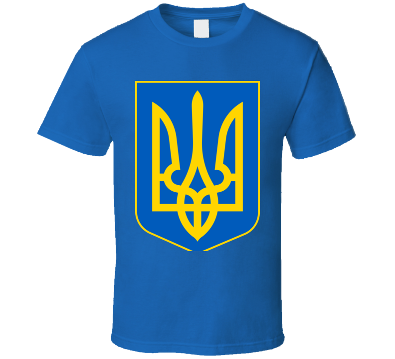 Ukraine Country Logo Insignia Flag T Shirt