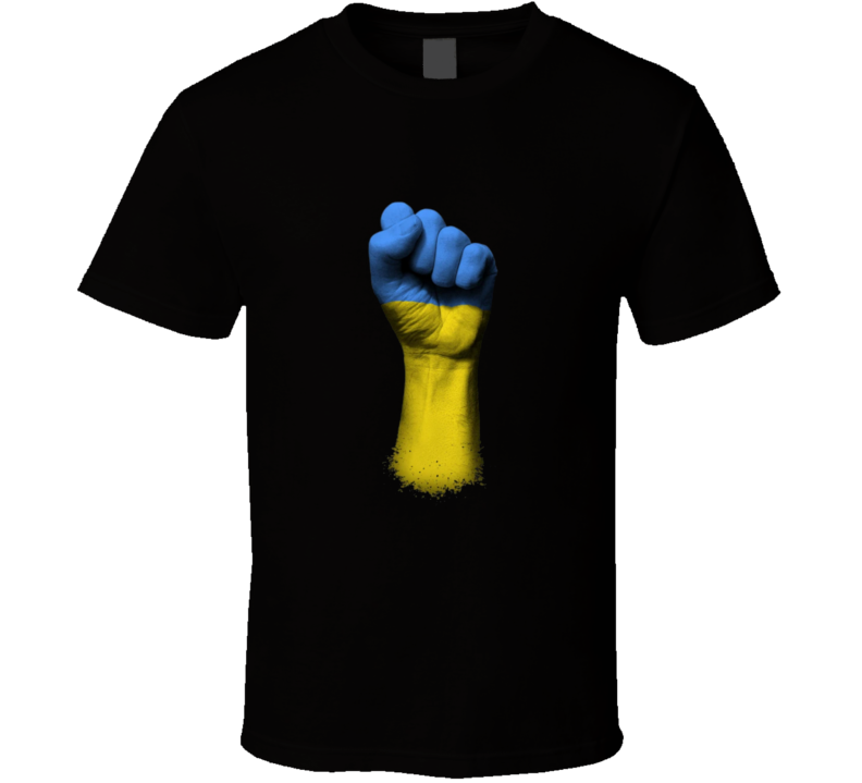 I Stand With Ukraine Fist Supporter T Shirt