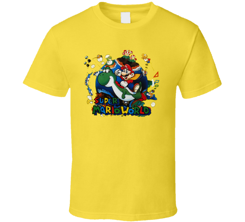 Super Mario World Video Game T Shirt