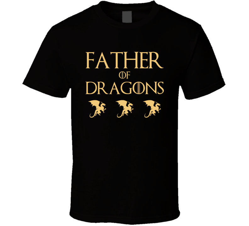 Fathers Day Dragons Customizable T Shirt