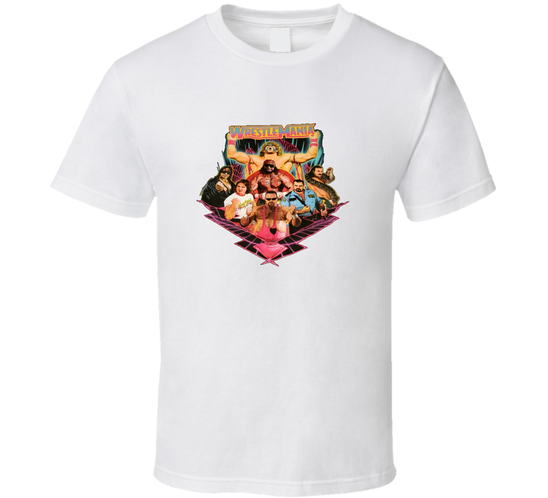 Wrestling All Stars 80's Retro T Shirt